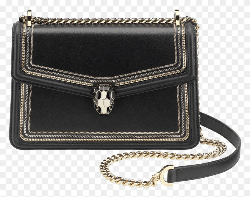 1517x1174 Serpenti Diamond Blast Shoulder Bag In Black Smooth Touch Your Heart, Briefcase, Wallet, Accessories HD PNG Download