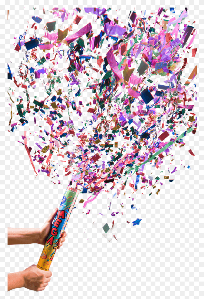 799x1201 Serpentina Colorida 40cm Exploso De Confete, Paper, Confetti, Person HD PNG Download