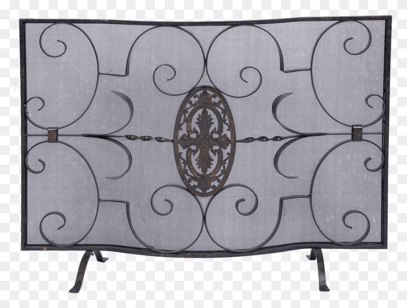 Serpentine Medallion Scroll Metal Decorative Fireplace Sofa Tables, Furniture, Screen, Electronics HD PNG Download