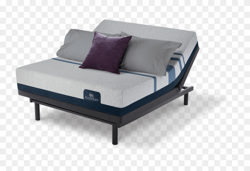 1141x755 Serta Icomfort Blue 100 Gentle Firm Mattress With Motion Serta Icomfort Blue 300 Firm, Furniture, Box, Bed HD PNG Download