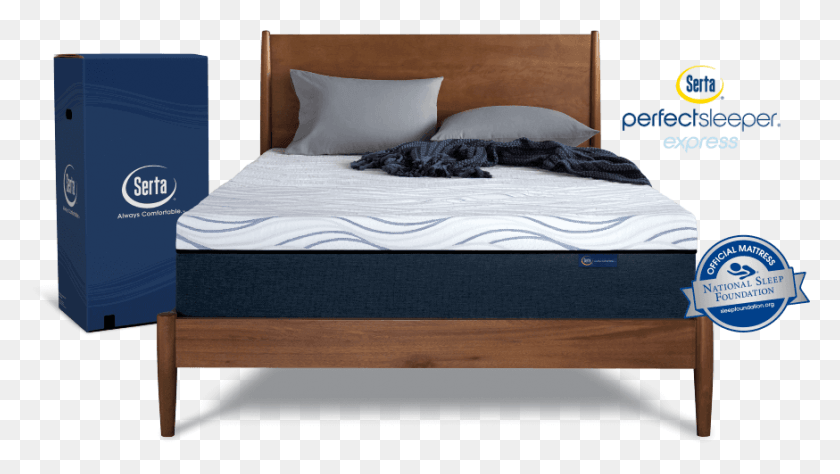 874x464 Serta Mattress In A Box, Furniture, Bed, Crib HD PNG Download