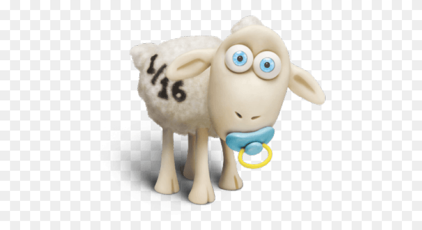 456x398 Serta Sheep 1, Игрушка, Фигурка, Млекопитающее, Hd Png Скачать