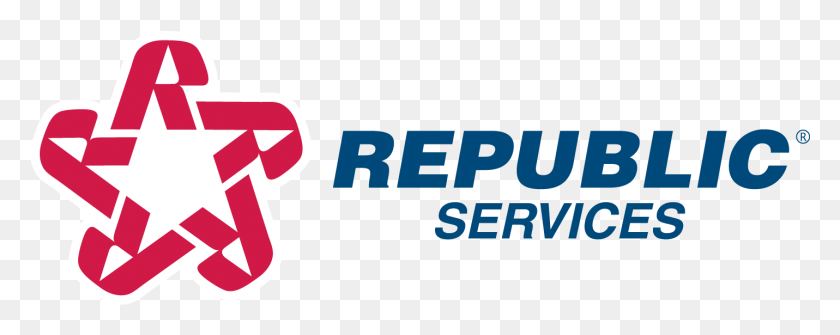 1431x505 Descargar Png Services Inc Nyse Rsg, Republic Services Inc, Logotipo, Símbolo, Marca Registrada Hd Png.