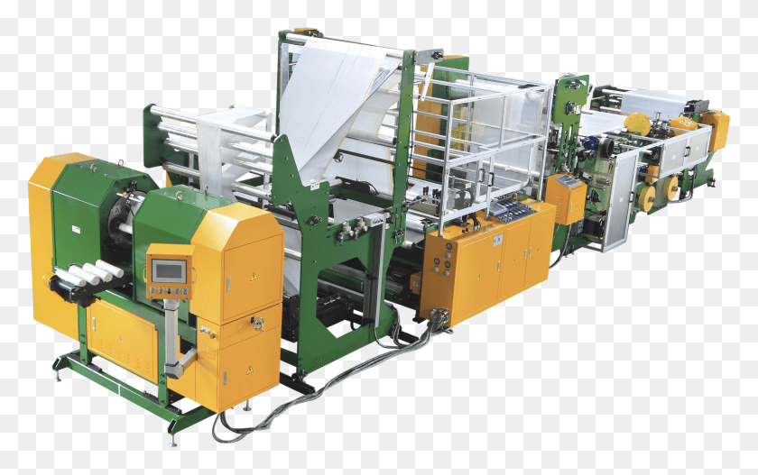 3805x2282 Servo Driven Poly Draw Garbage Bag On Roll Converting Machine HD PNG Download