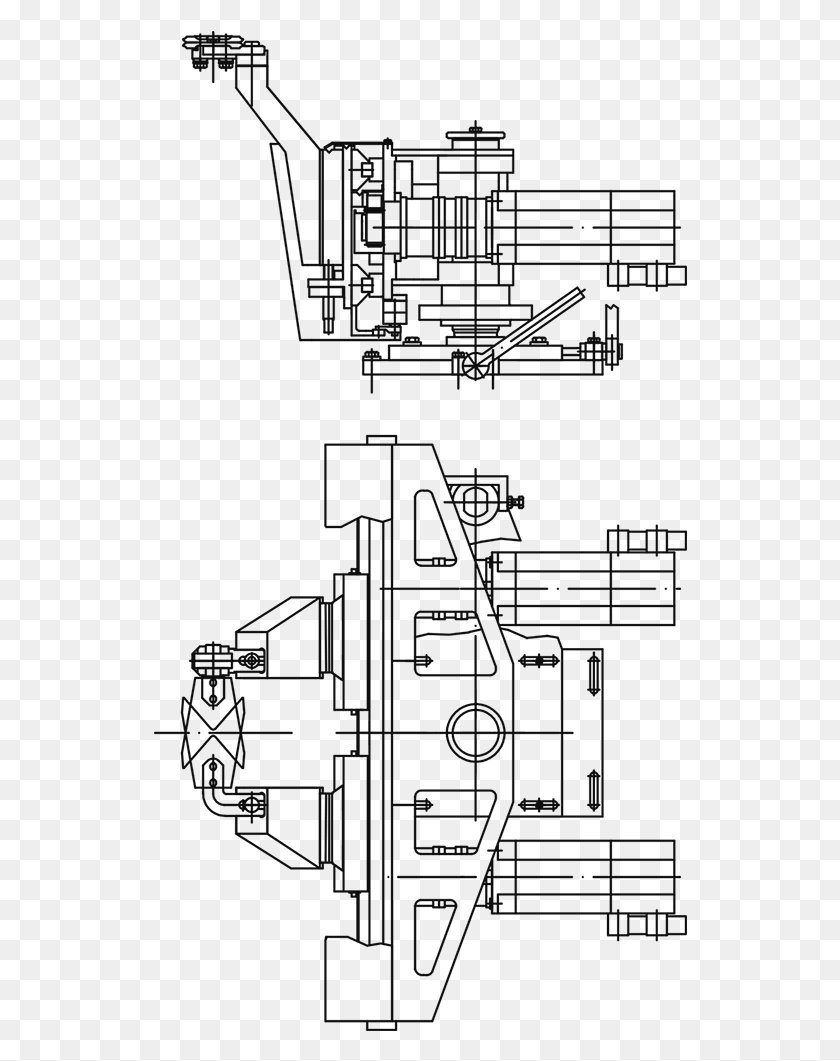 534x1001 Servo Parallel Shears With Independent Servo Drive Technical Drawing, Plan, Plot, Diagram HD PNG Download