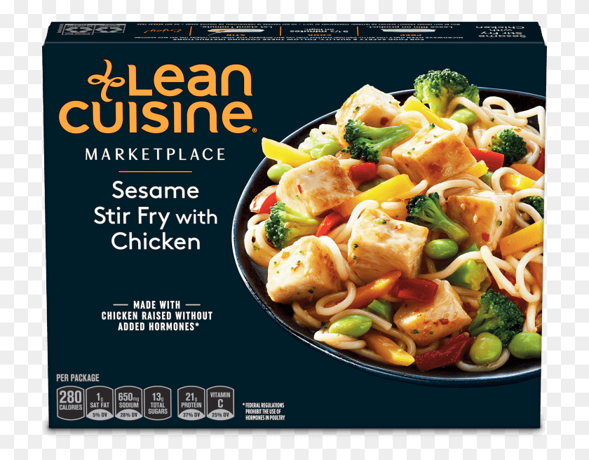 721x596 Sesame Stir Fry With Chicken Image Lean Cuisine Sesame Chicken, Advertisement, Poster, Flyer HD PNG Download