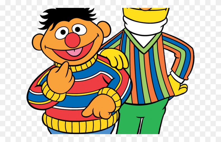 640x480 Sesame Street Clipart Ernie Characters Sesame Street Clipart, Performer, Chef, Clown HD PNG Download