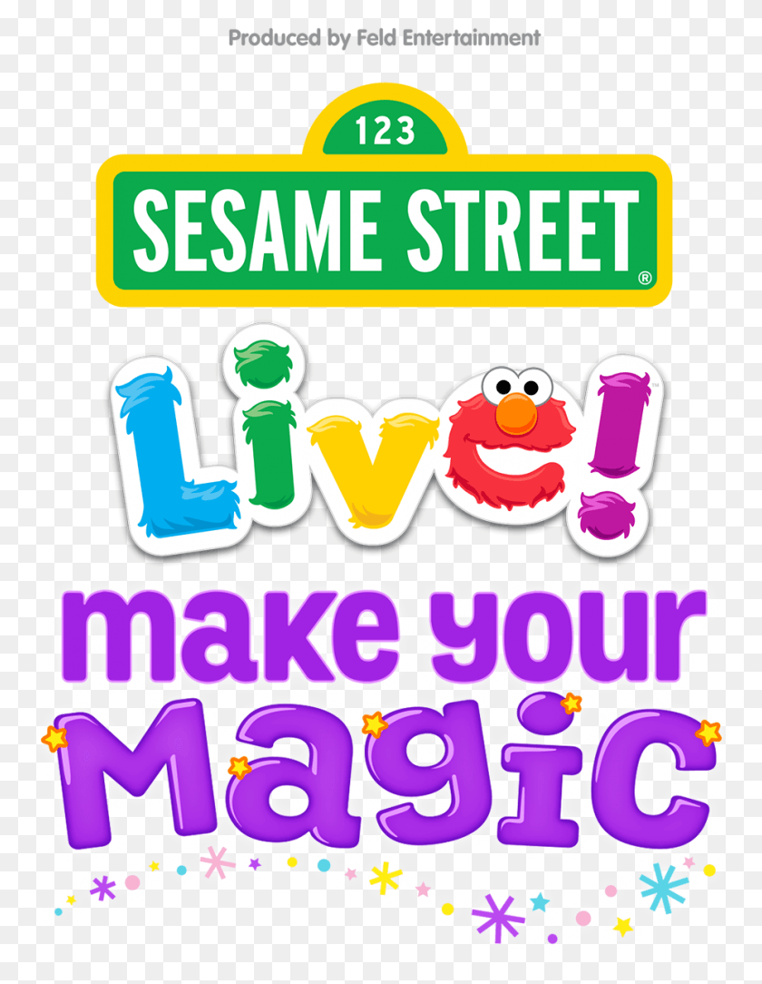 927x1218 Sesame Street Live Sesame Street Live Make Your Magic, Label, Text, Advertisement HD PNG Download