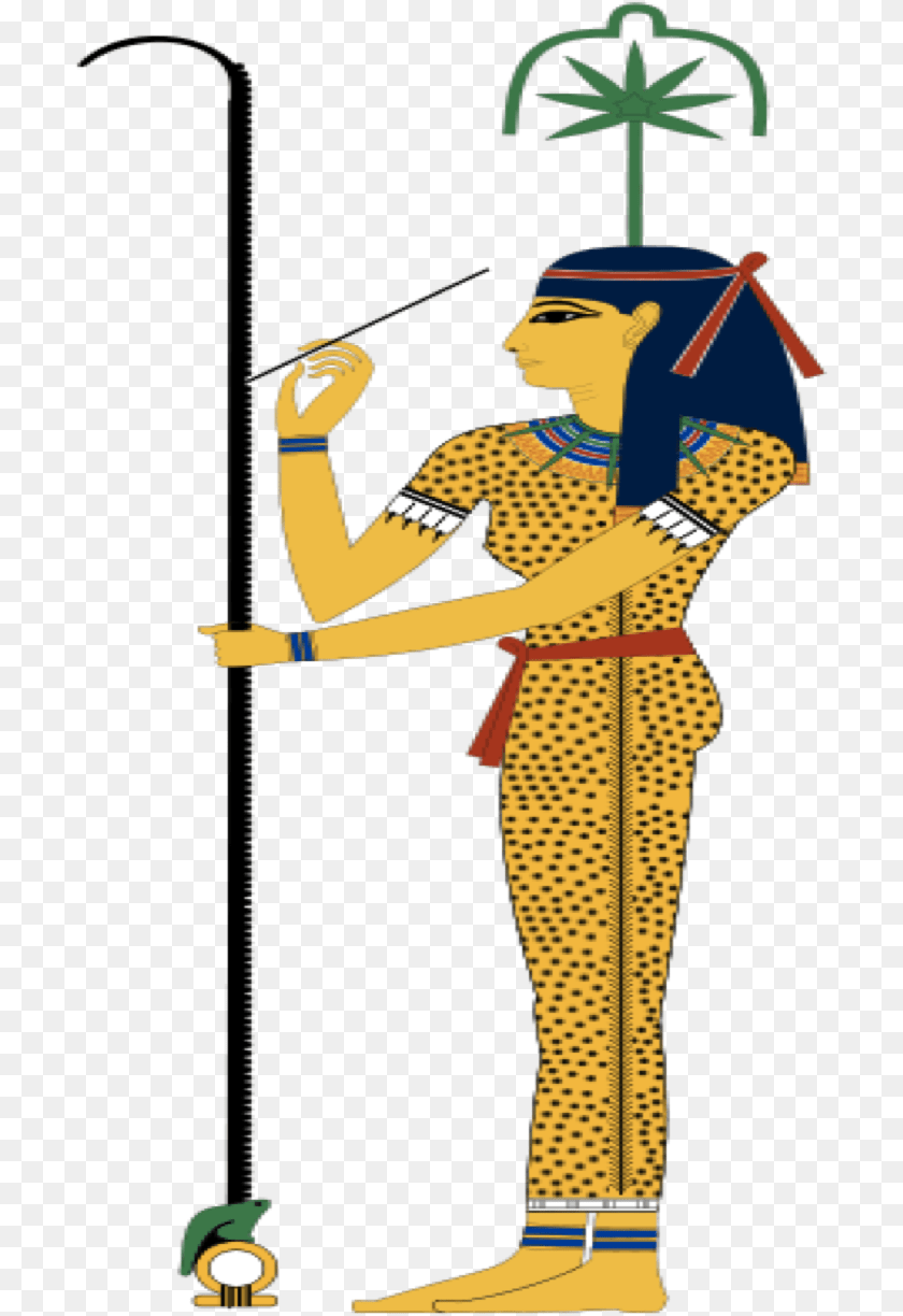 702x1224 Seshat Goddess, Adult, Female, Person, Woman Clipart PNG