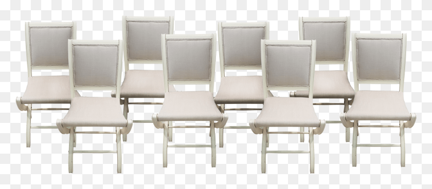 2082x826 Set Of Eight Upholstered Folding Chairs Group Of Chairs, Chair, Furniture, Canvas HD PNG Download