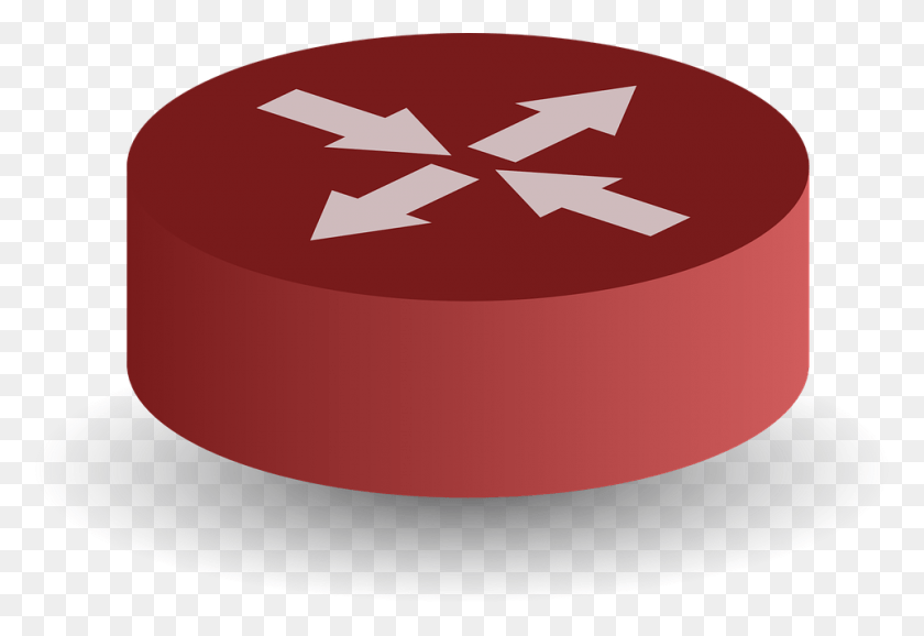 960x638 Setas Red Roteador Passagem 3D Cilindro Cisco Router Icon, Первая Помощь, Торт, Десерт Png Скачать
