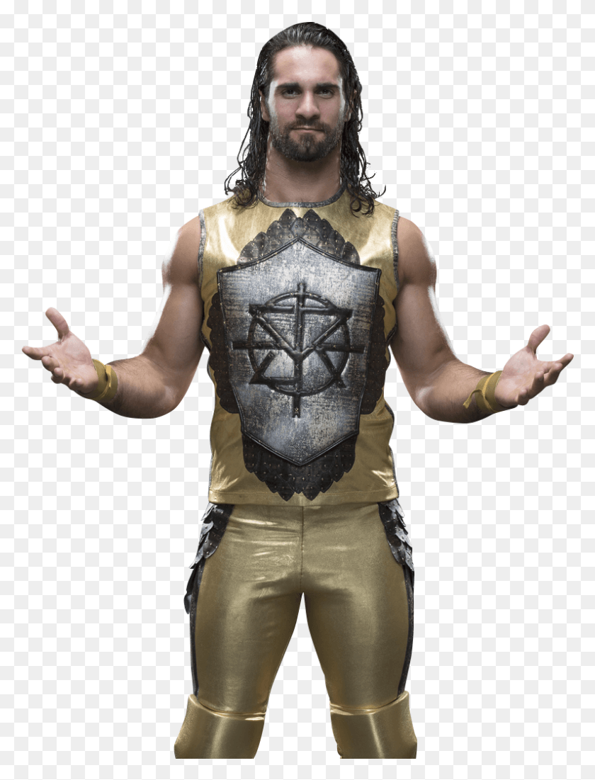 794x1060 Seth Rollins Wwe Seth Rollins With Universal Championship, Person, Human, Armor HD PNG Download