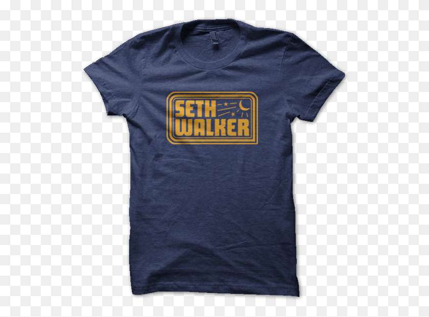 525x561 Seth Walker Tshirt Stars And Moon Active Shirt, Clothing, Apparel, T-shirt HD PNG Download