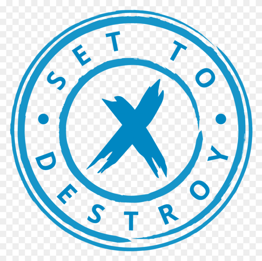 816x813 Settodestroyx Set To Destroy X Logo, Symbol, Trademark, Star Symbol HD PNG Download