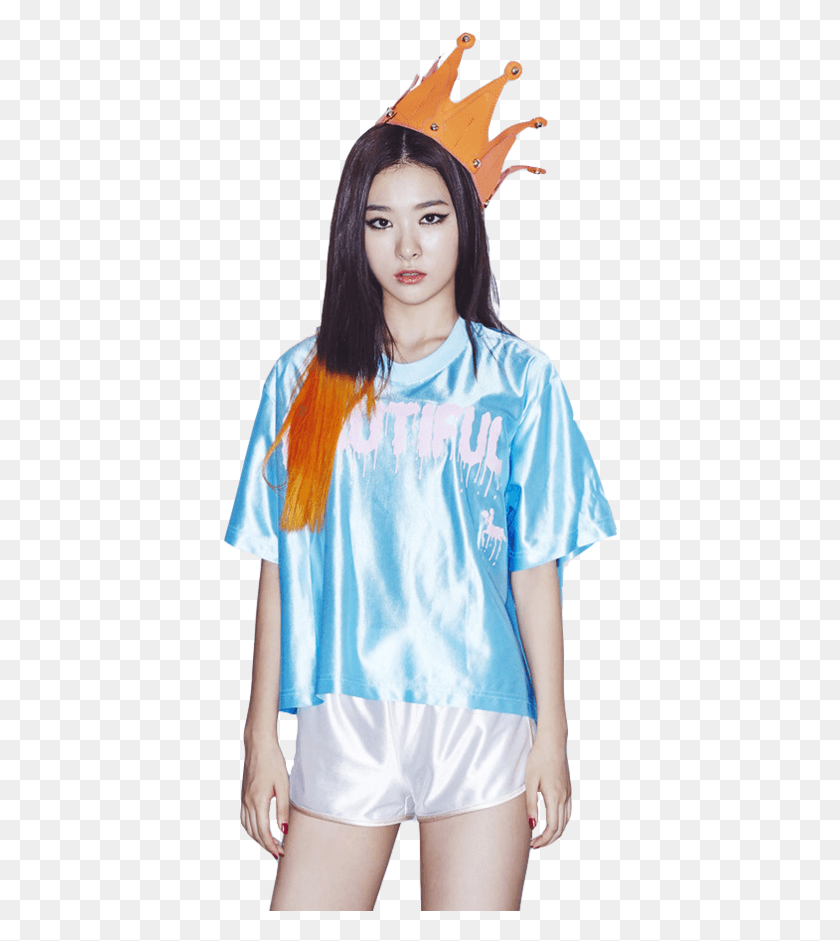 394x881 Seulgi Drawing Fan Red Velvet Happiness Seulgi, Clothing, Apparel, Person HD PNG Download
