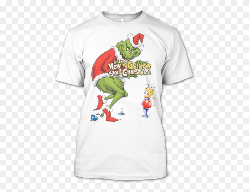 481x590 Seuss T Shirt How The Grinch Stole Christmas T Shirt Grinch Original, Clothing, Apparel, T-shirt HD PNG Download
