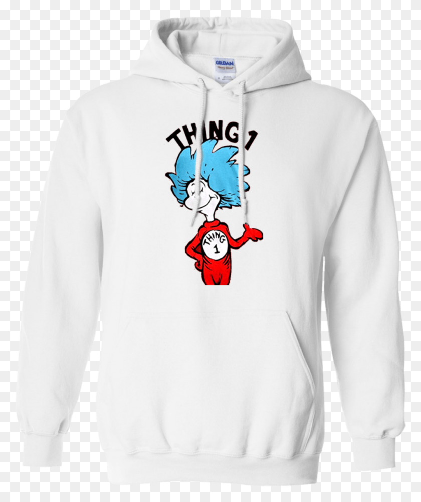 950x1146 Seuss Thing 1 Or Thing 2 Adult T Shirt Hoodie Sweater Sweatshirt, Clothing, Apparel, Long Sleeve HD PNG Download