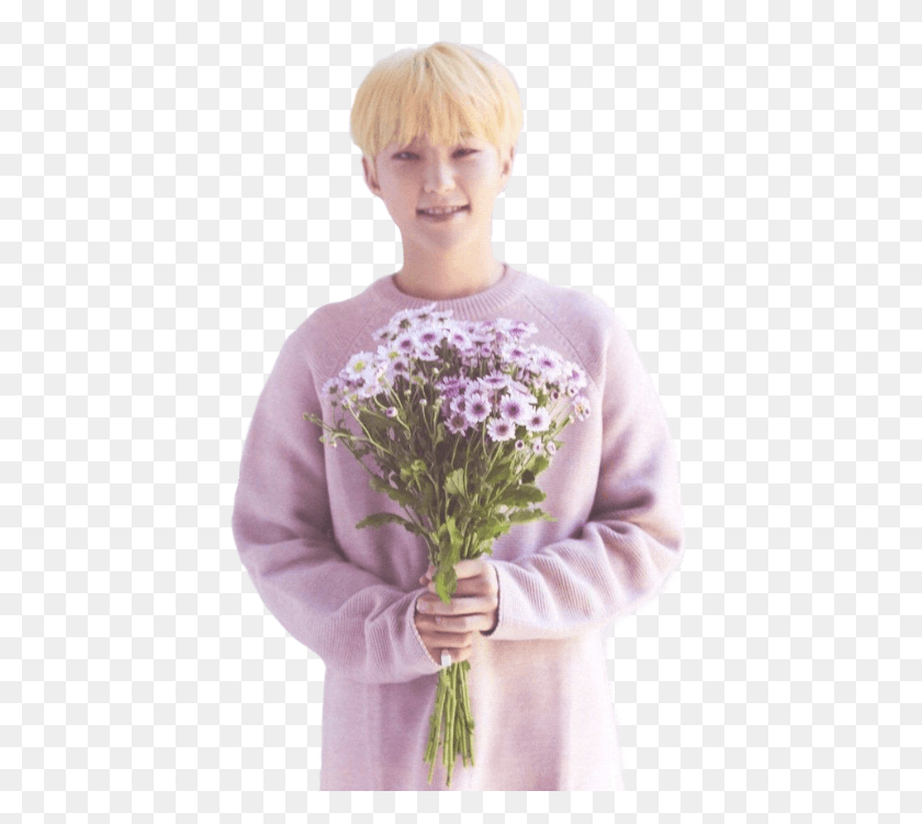 430x690 Seventeen Flower Photoshoot Hoshi, Clothing, Apparel, Sleeve HD PNG Download