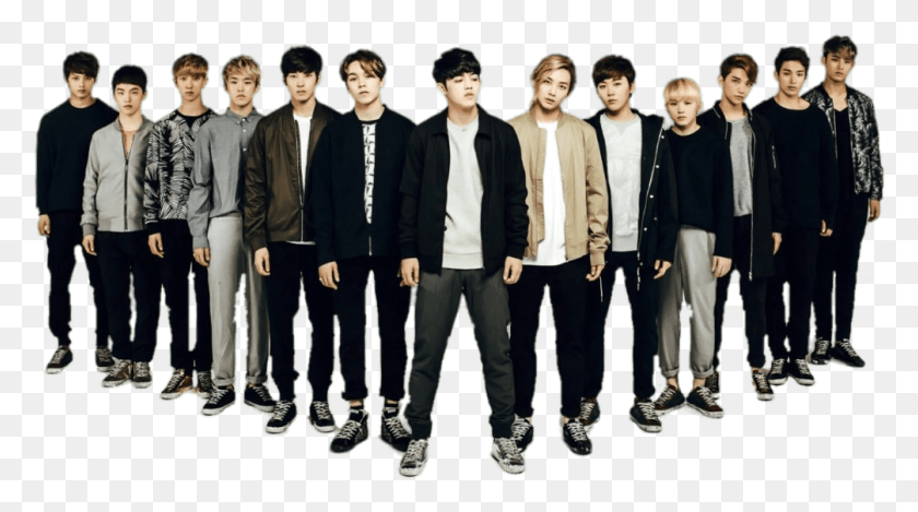 1005x528 Diecisiete Kpop Boy Bands, Persona, Ropa, Traje Hd Png