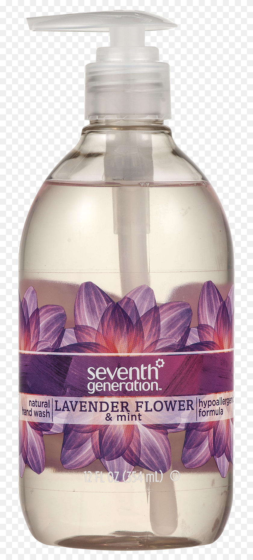 720x1800 Seventh Generation Hand Wash Soap Lavender Flower Amp Fritillaria, Cosmetics, Bottle, Petal HD PNG Download