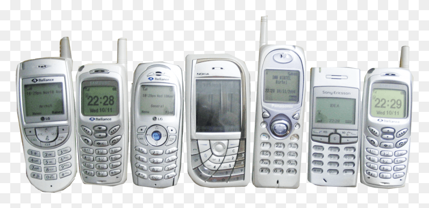 1946x873 Several Mobile Phones Second Generation Of Mobile Phones, Mobile Phone, Phone, Electronics HD PNG Download