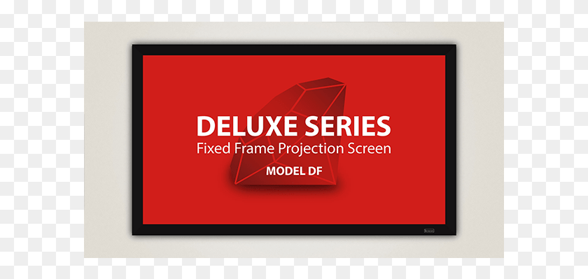 601x339 Severtson Deluxe Series Fixed Frame Commercial Projector Graphic Design, Business Card, Paper, Text HD PNG Download