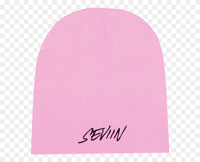 584x620 Seviin Pink Beanie Beanie, Clothing, Apparel, Bathing Cap HD PNG Download