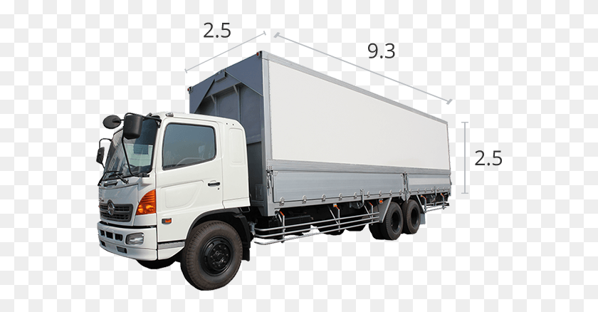 571x378 Descargar Png Sewa Truk Wingbox Truk Wing Box Tronton, Camión, Vehículo, Transporte Hd Png