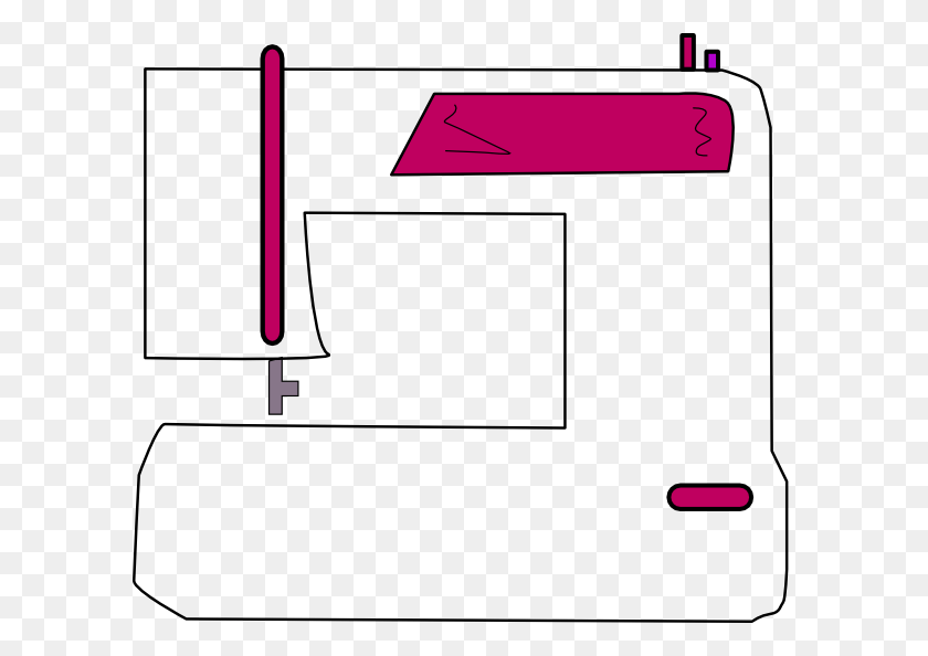 600x534 Sewing Machine, Plot, Diagram, Plan HD PNG Download