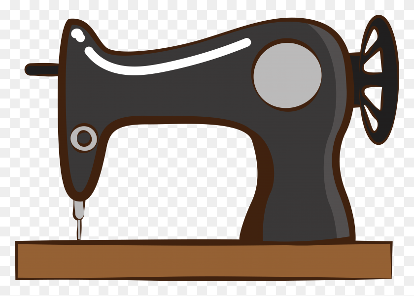 5507x3820 Sewing Machine Retro Clothes Cartoon And Vector, Sewing, Blow Dryer, Dryer HD PNG Download