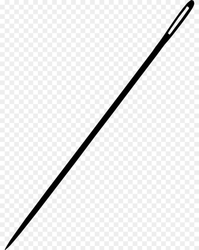 Sewing Needle Image Shoe, Gray PNG