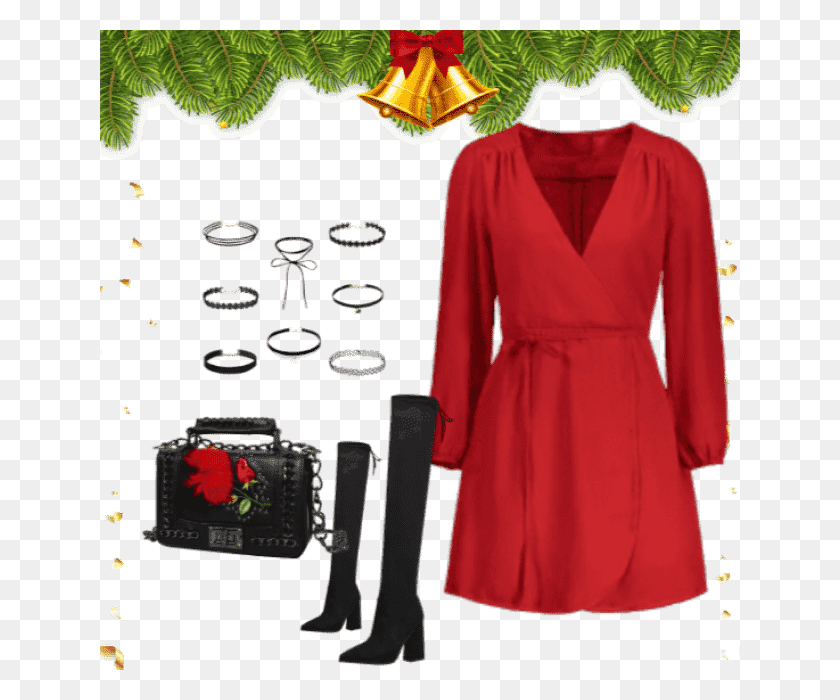 640x640 Sexy And Elegance Look For Christmas Overcoat, Sleeve, Clothing, Apparel HD PNG Download