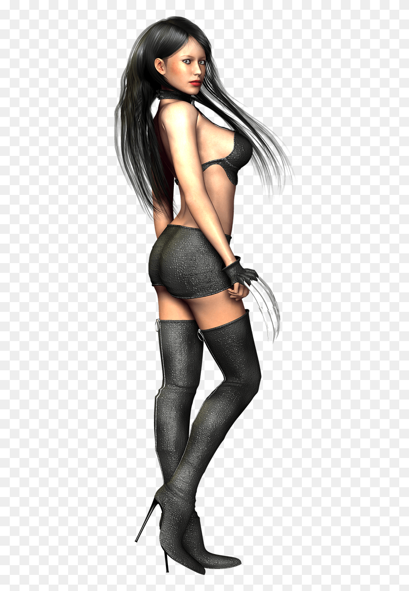 378x1153 Sexy Cartoon Girl, Clothing, Apparel, Person HD PNG Download