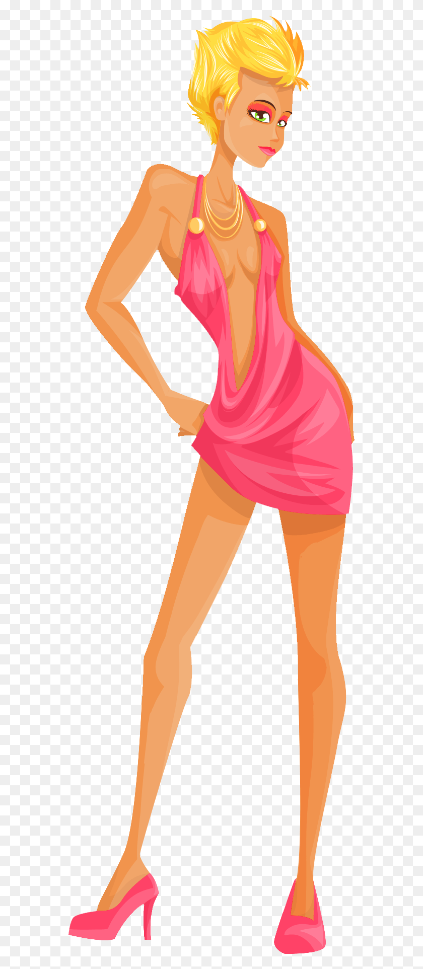 570x1865 Descargar Png / Chica Sexy Png