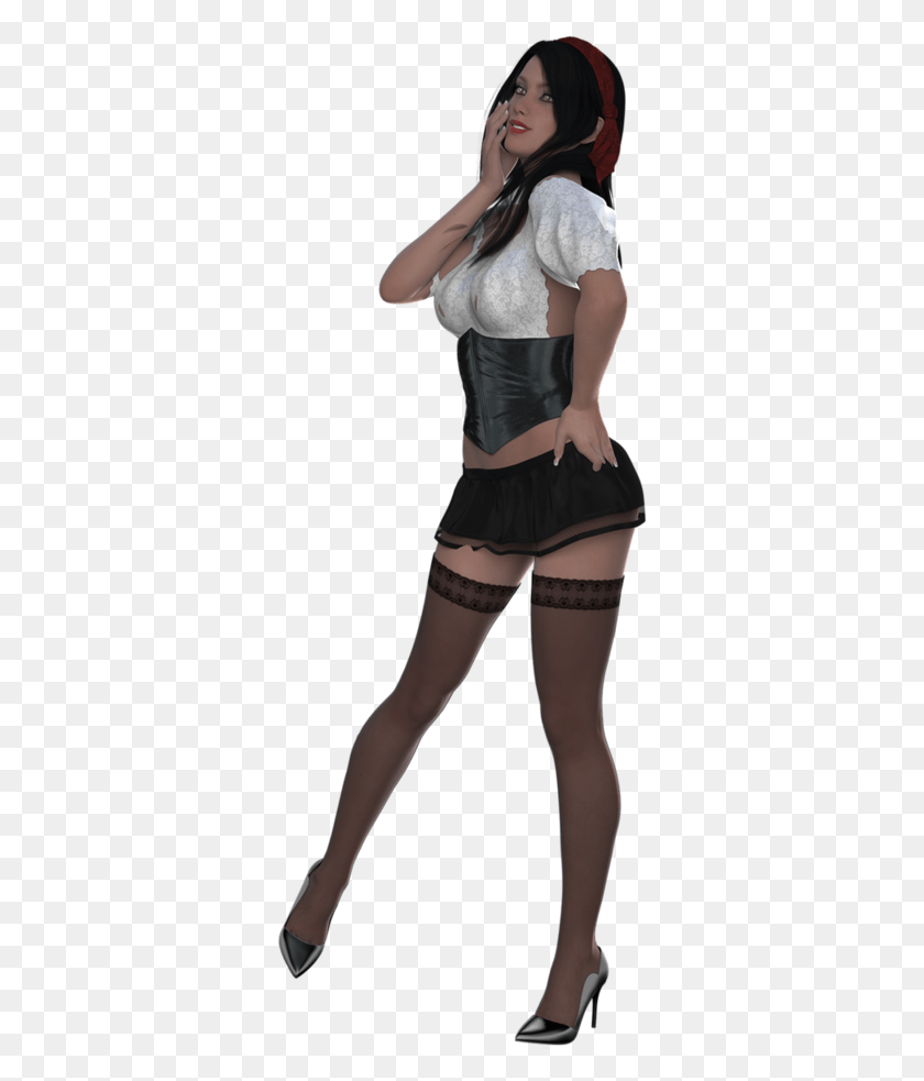 339x923 Sexy Girl Women People Tights, Clothing, Apparel, Person HD PNG Download