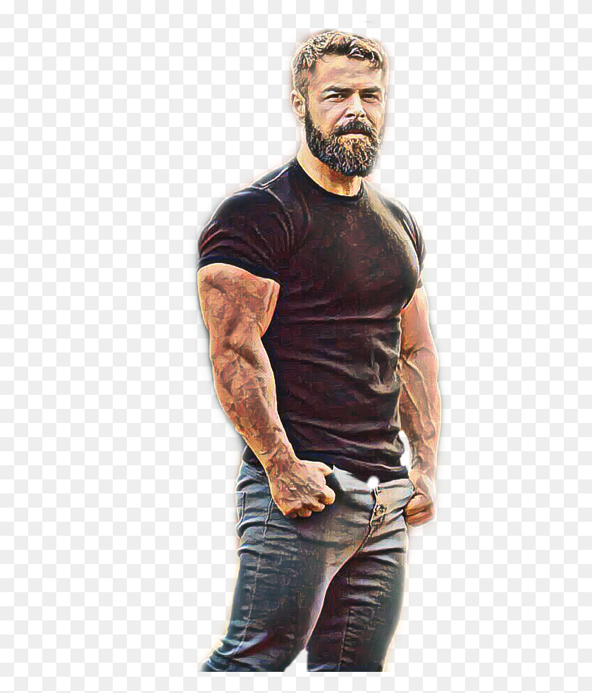441x923 Sexy Guy Dude Hot Stud Manly Masculine Muscle Tattoo, Skin, Arm, Sleeve HD PNG Download
