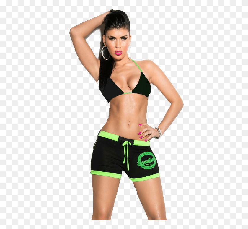 404x715 Sexy Koucla Sweat Shorts Girl, Clothing, Apparel, Person HD PNG Download