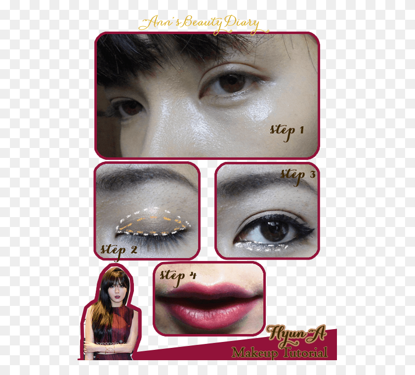 525x700 Sexy Makeup Tutorial Eye Shadow, Person, Human, Face HD PNG Download