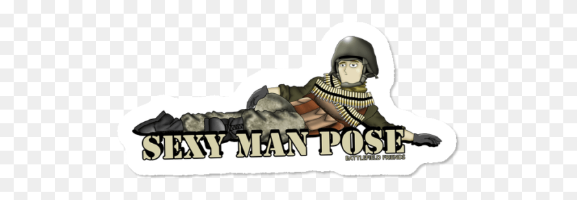502x232 Sexy Man Pose Sticker Sexy Man Pose Neebs, Person, Human, Helmet HD PNG Download
