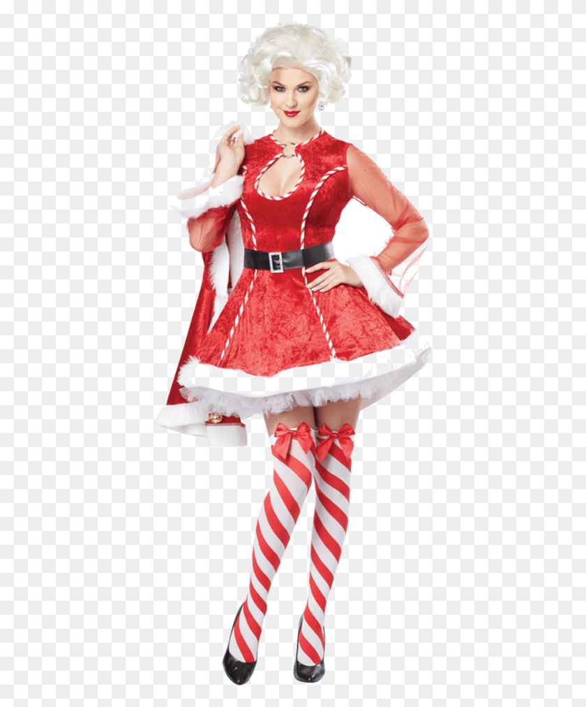 400x952 Sexy Mrs Claus Costume Disfraces Sexis De Claus, Clothing, Apparel, Dress HD PNG Download