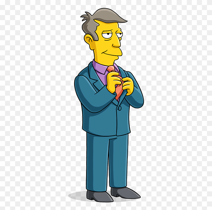 302x774 Seymour Skinner Seymour Skinner Black Licorice Istj Simpsons Principal, Person, Human, Performer HD PNG Download