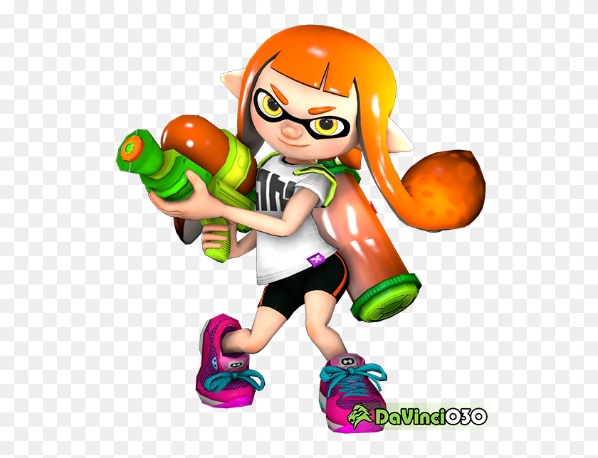 540x584 Sfm Splatoon Inkling Girl, Person, Human, Toy HD PNG Download