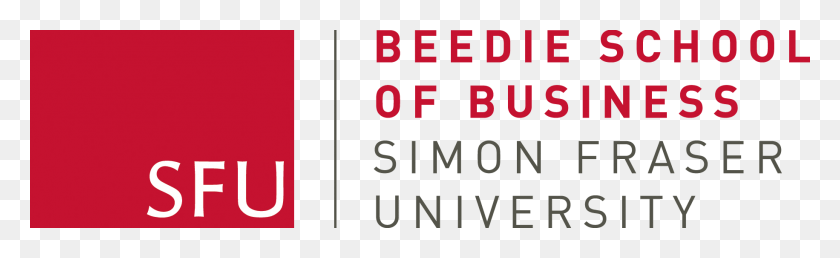 1831x465 Sfu Beedie Simon Fraser University Beedie, Text, Alphabet, Word HD PNG Download