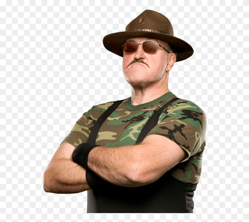 556x688 Sgt Slaughter Pro Sgt Slaughter, Persona, Humano, Ropa Hd Png