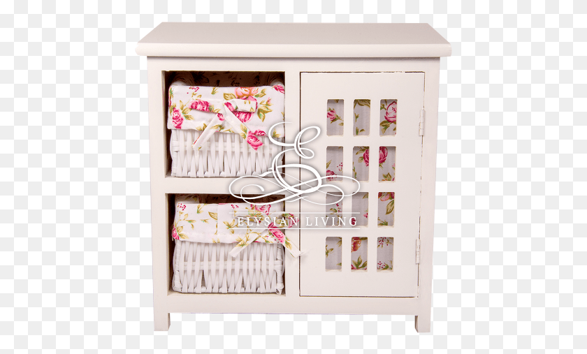 455x447 Shabby Chic Jewelry Makeup Cabinet Drawer, Furniture, Crib, Cupboard HD PNG Download