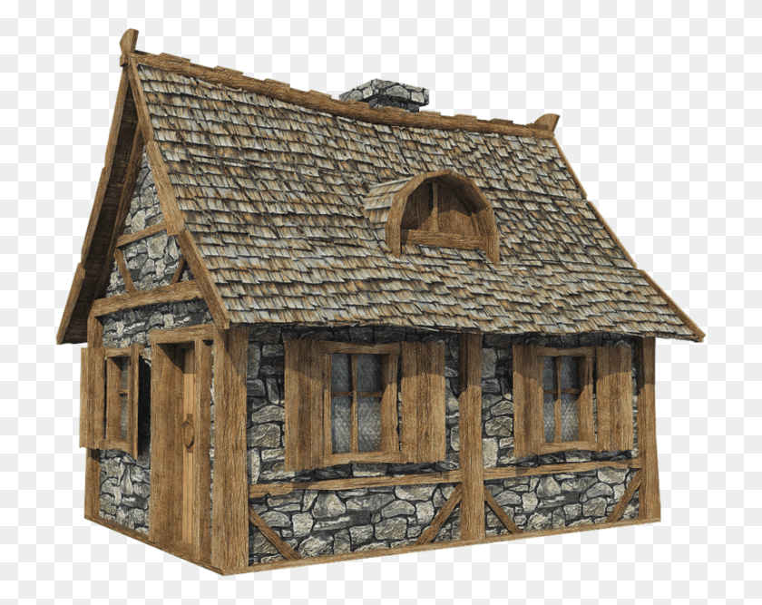 719x607 Shack Medieval Hut, Housing, Building, Roof HD PNG Download