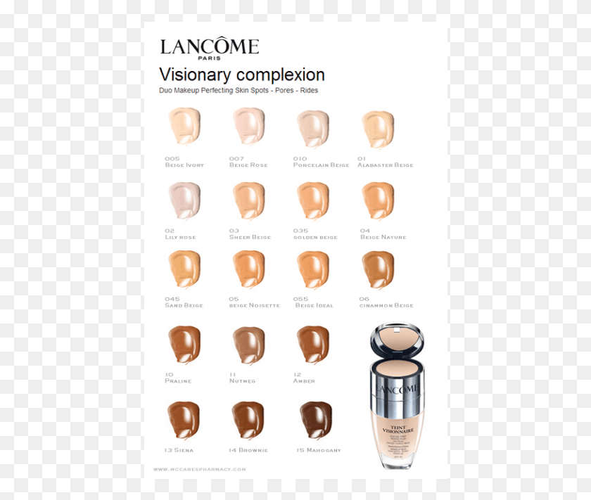 432x651 Shade Card Visionaire Lancome Teint Visionnaire, Coffee Cup, Cup, Cushion HD PNG Download