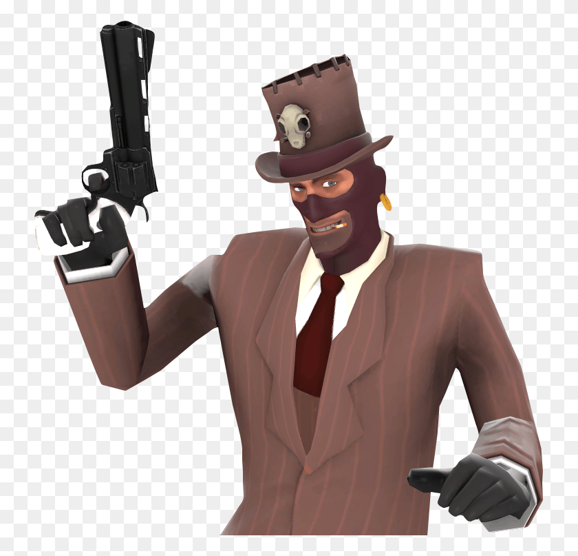 741x747 Shade Tf2 Spy Halloween Hats, Tie, Accessories, Accessory HD PNG Download