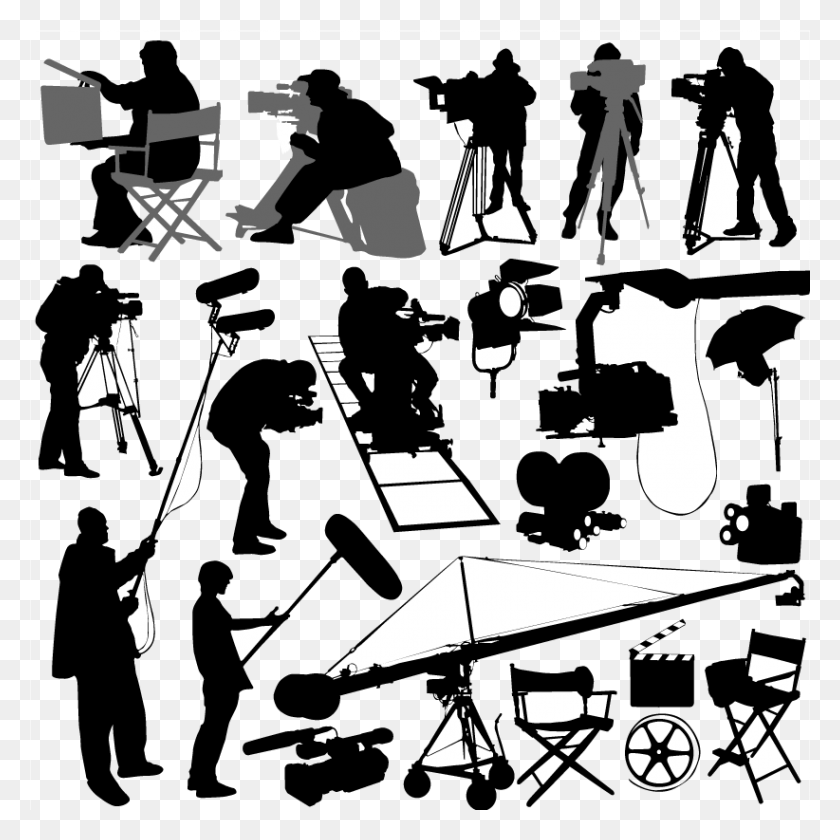 822x822 Shadow Film Production Elementos De Un Rodaje, Musician, Musical Instrument, Crowd HD PNG Download