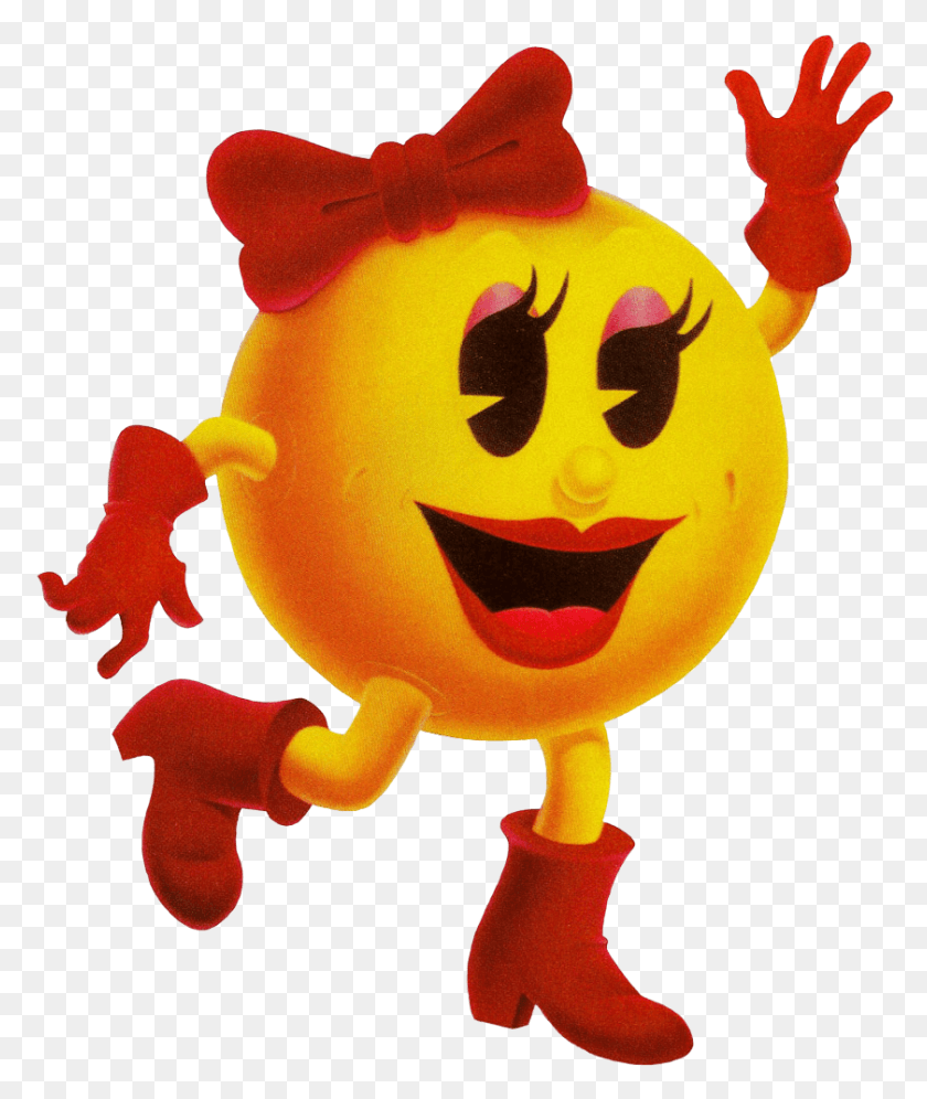 840x1009 Shadow Ms Pacman, Toy, Pac Man HD PNG Download